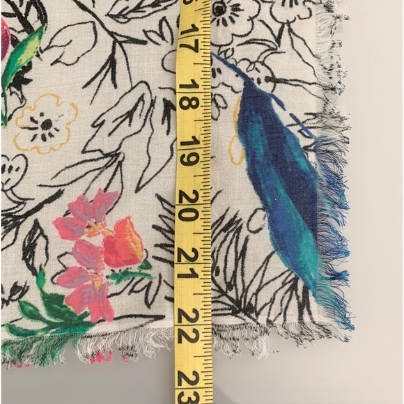 GAP Floral Print Cotton Scarf - NWT - Picture 7 of 8